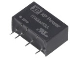 Convertor DC/DC 1W, 5V, 200mA, eficiență 78%, SIP - XP POWER