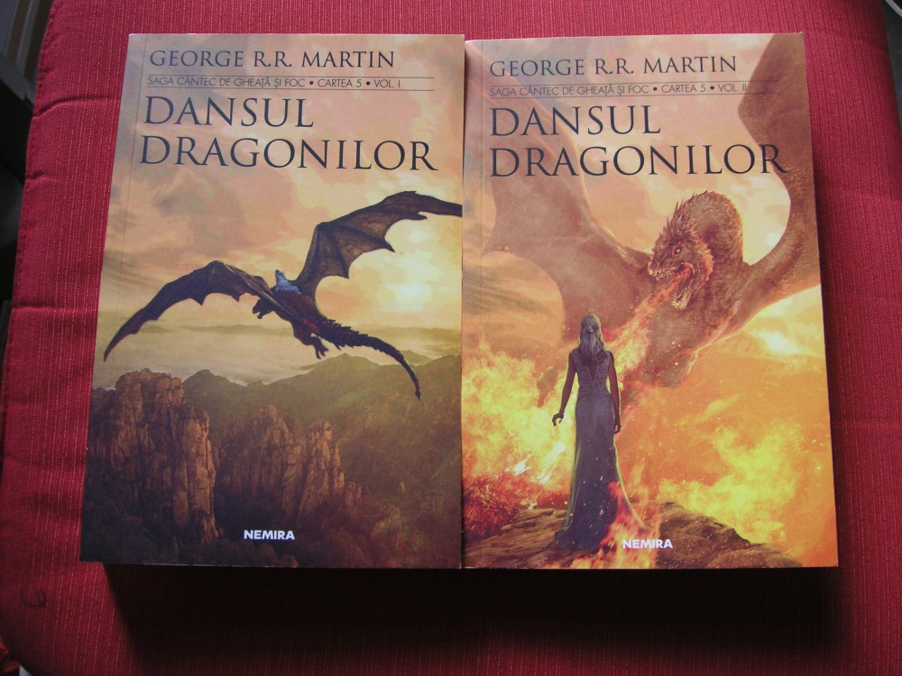Dansul dragonilor (2 volume). Saga Cântec de gheață și foc, partea a V-a,  Nemira | Okazii.ro