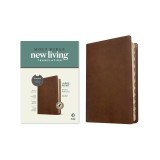 NLT Large Print Thinline Reference Bible, Filament Enabled Edition (Red Letter, Leatherlike, Rustic Brown, Indexed)