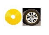 Protectie Jante Auto Galbena Banda Dublu Adeziva ALM, 8m, Universal Jante 22 Inch