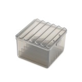 Set de 3 unități: Organizator pentru depozitarea cosmeticelor, L-110, negru