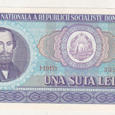 bnk bn Romania 100 lei 1966 unc