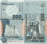 CAPUL VERDE █ bancnota █ 200 Escudos █ 2005 █ P-68 █ UNC █ necirculata