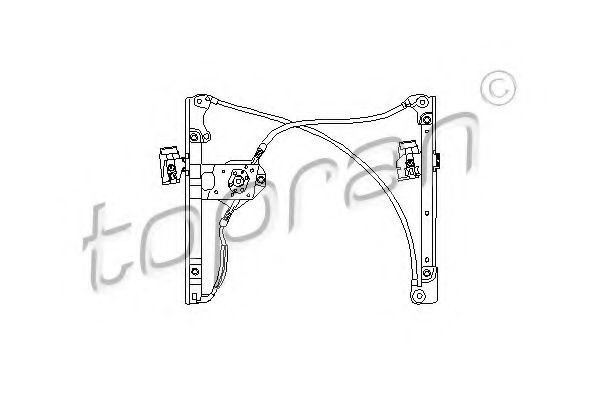 Macara geam VW VENTO (1H2) (1991 - 1998) TOPRAN 103 100