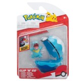 Figurina in bila Clip N Go Pokemon S2, Totodile si Dive Ball