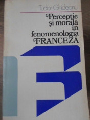 PERCEPTIE SI MORALA IN FENOMENOLOGIA FRANCEZA - TUDOR GHIDEANU foto