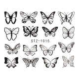 Cumpara ieftin Tatuaj Unghii LUXORISE Simple Butterfly Dance, STZ-1015, LUXORISE Nail Art