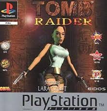 TOMB RAIDER featuring Lara Croft PLATINUM - PS1 [Second hand] fm foto