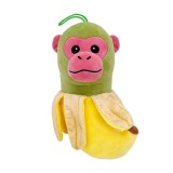 Jucarie Moale de Plus Italian Brainrot, Flippy, cu Agatatoare, Model Maimuta&nbsp;Banana Chimpanzini Bananini, Jucarie Moale pentru Copii, 22 x 10 cm, Verd