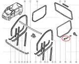 Garnitura cheder geam Renault Trafic 2, Modus, 8200024530 Kft Auto