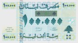 Bancnota Liban 100.000 Livre 2001 - P83 UNC ( banda holografica - vezi descriere )