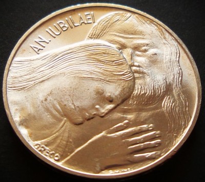 MONEDA ARGINT 500 LIRE - VATICAN, anul 1975 *cod 5423 = UNC - ANUL JUBILEULUI foto