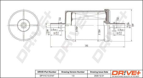 Dr!ve+ DP1110.13.0147 filtru combustibil
