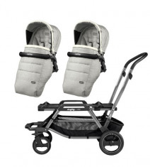 Carucior Duette Piroet Elite Peg Perego Luxe Pure foto