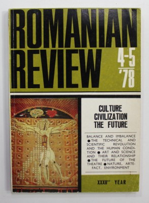 ROMANIAN REVIEW , A MAGAZINE OF LITERATURE AND THE ARTS , XXXIInd YEAR , NR. 4-5 , 1978 foto