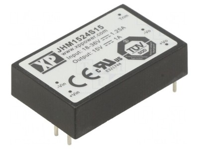 Convertor DC/DC 15W 18-36V la 15V 1A foto