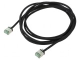 Cablu patch U/FTP Cat 8.1 2m LSZH negru 32AWG, Goobay