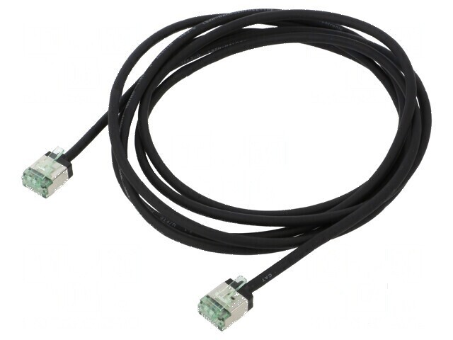 Cablu patch U/FTP Cat 8.1 2m LSZH negru 32AWG