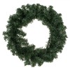 Coroniță Decorativă Crăciun, 60cm, 120 Ramuri, Verde, PVC, Oem
