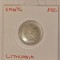 Lithuania, Lituania, 1 Litas 1925, Argint, KM#76