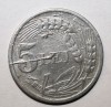 5 LEI 1947 . MATRITA LOVITA . AVERS/REVERS ., Aluminiu