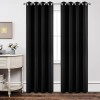 Draperie Blackout Uni Negru 100% Opacitate, Material Superior, Design Elegant
