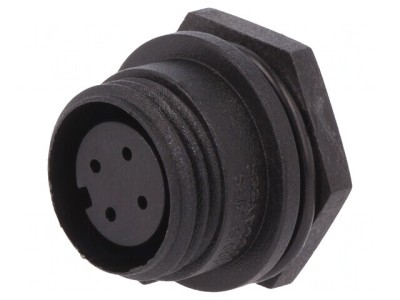 Conector Circular Soclu Mamă 4 PIN IP68 125V foto