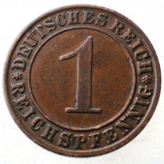 1.250 GERMANIA WEIMAR 1 REICHSPFENNIG 1927 G