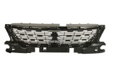 Grila masca radiator Peugeot 301, 01.2017-, Fata, cu ornament cromat; negru, Aftermarket, Rapid