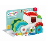 Clementoni - Jucarie educationala Soft Clemmy compactor de cuburi pentru