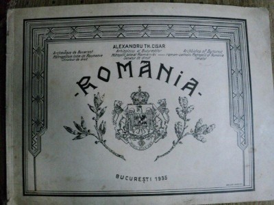 ROMANIA - ATLAS de ALEXANDRU TH. CISAR (1935) foto