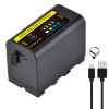 Acumulator BATMAX NP-F750 F770C 6400mAh pentru camere video SONY, lampa video, monitor