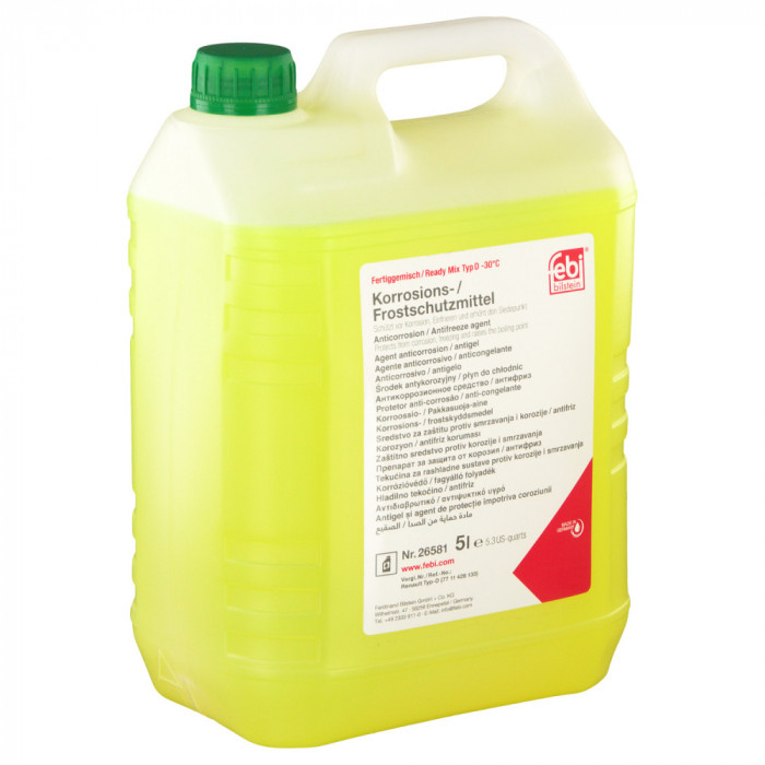 Antigel Preparat Febi Tip D Verde -35&deg;C 5L 26581