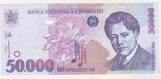 bnk bn Romania 50000 lei 1996 xf- aunc foto