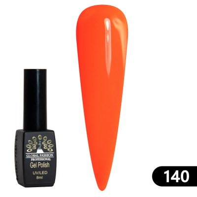 Oja semipermanenta BLACK ELITE, Global Fashion 8 ml, 140 foto