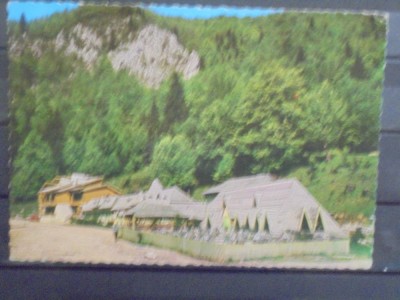 R.S.R. - CABANA BRUSTURET, DAMBOVICIOARA, JUD. ARGES - EDITURA OSETCM - NECIRCULATA CU TIMBRU SEC - foto