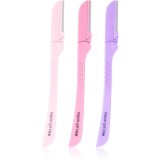 Brushworks Precision Eyebrow Razors Mixed brici pentru spr&acirc;ncene