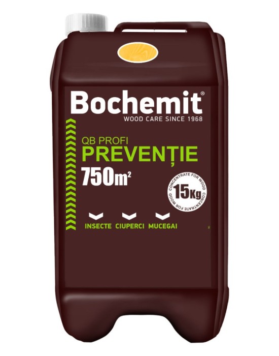 Solutie tratare preventiva lemn Bochemit QB Profi transparent 15kg