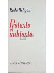 Radu Beligan - Pretexte si subtexte (Editia: 1968) foto