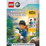 Lego Jurassic World - Raptorok sz&ouml;k&eacute;sben - Kenji a felszerel&eacute;s&eacute;vel &eacute;s egy raptorb&eacute;bi