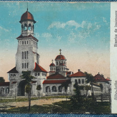 105 - Alba-Iulia - Biserica de incoronare / carte postala