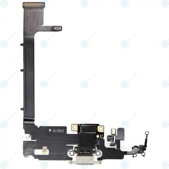 Conector de &icirc;ncărcare flex argintiu pentru iPhone 11 Pro Max