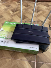 ROUTER GIGABIT WIRELESS N 450MBPS 2.4ghZ, 3 ANTENE, TP-LINK TL-WR1043N,negru foto