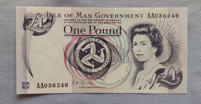Isle of Man - 1 Pound ND (1972) foto