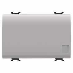 Intrerupator simplu semn cu led 3M Gewiss Chorus bej satinat MAT GW13043