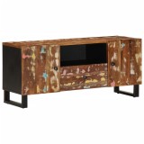 Cumpara ieftin Dulap TV, 105x33,5x46 cm, lemn masiv reciclat&amp;lemn prelucrat