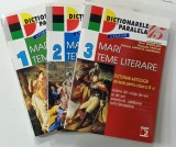 MARI TEME LITERARE , DICTIONAR - ANTOLOGIE DE TEXTE PENTRU CLASA A IX-A , coordonatori FLORIN SINDRILARU ...RAMONA LAPOVITA JUGUREANU , VOLUMELE I - I