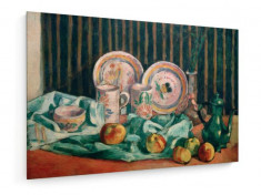 Tablou pe panza (canvas) - Emile Bernard - Still life with apples and Breton... foto