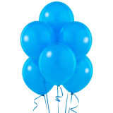 Set 100 baloane albastre pentru petrecere, 30 cm, latex, PRC