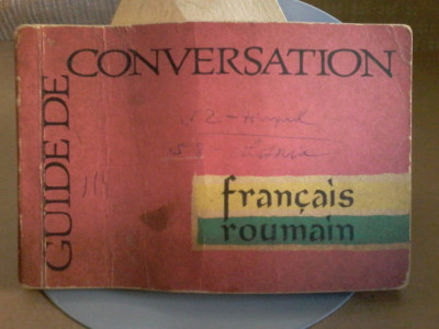 Mini Ghid de conversatie francez-roman Editura Stiintifica 1965 foto